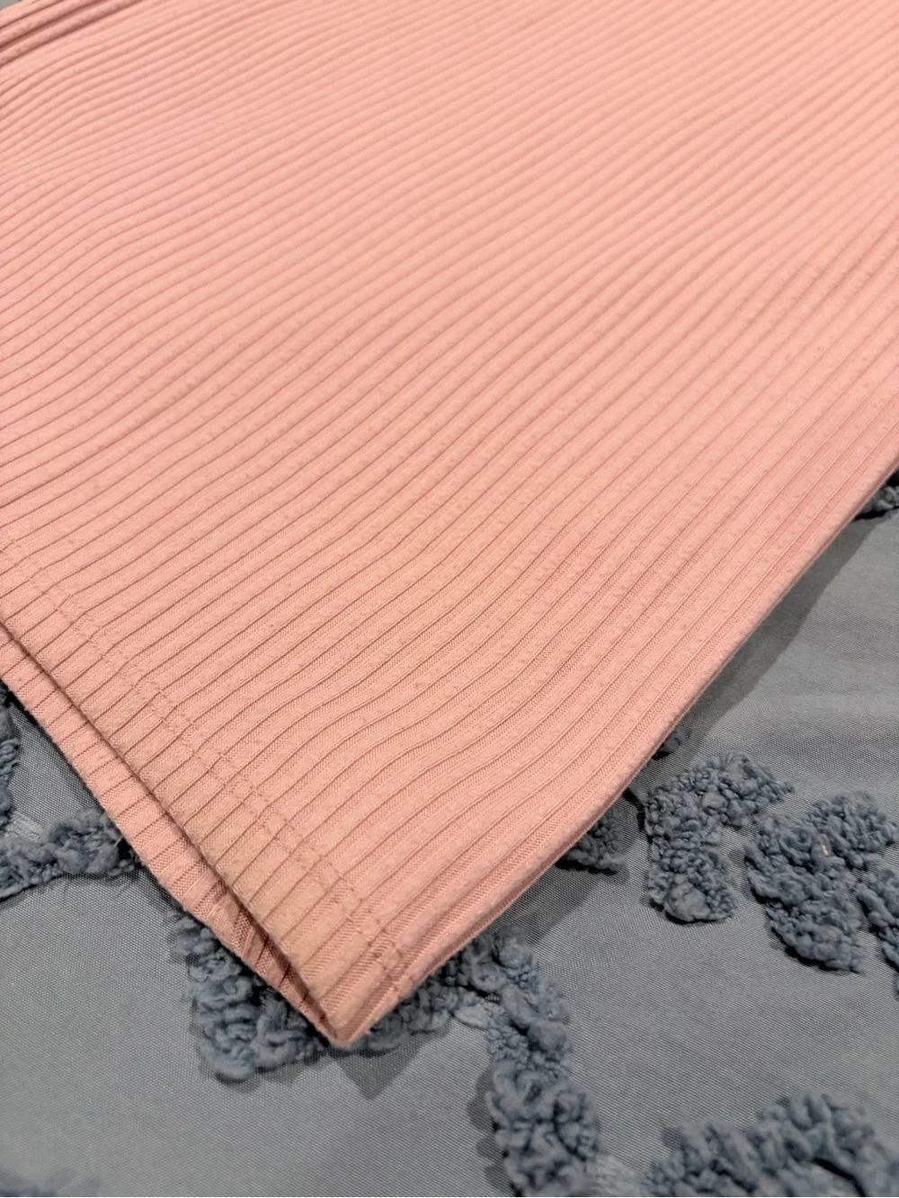 Adore Me Light Pink Ribbed Lounge Pants